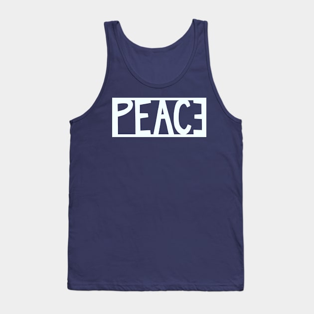 Peace in white Tank Top by BraveMaker